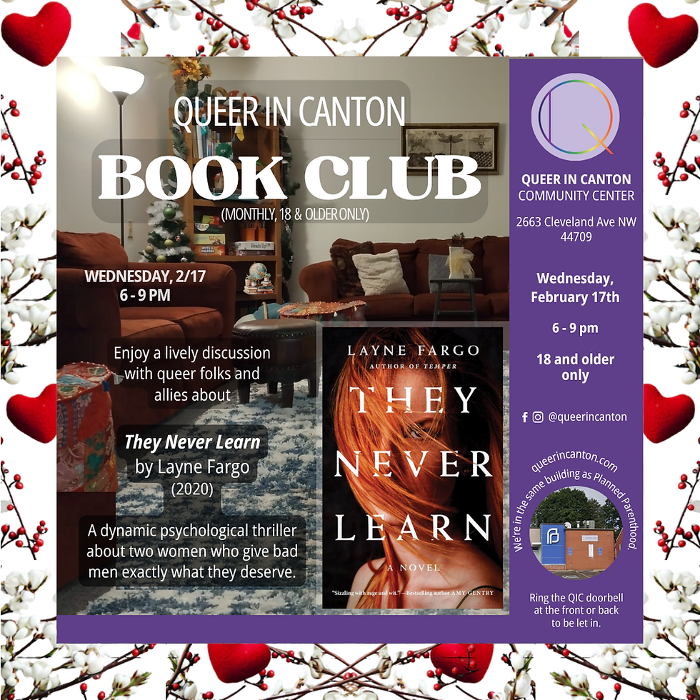 Queer in Canton Book Club (18+)