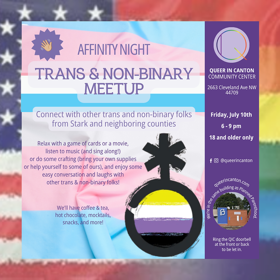 Trans & Non-binary Meetup (18+)