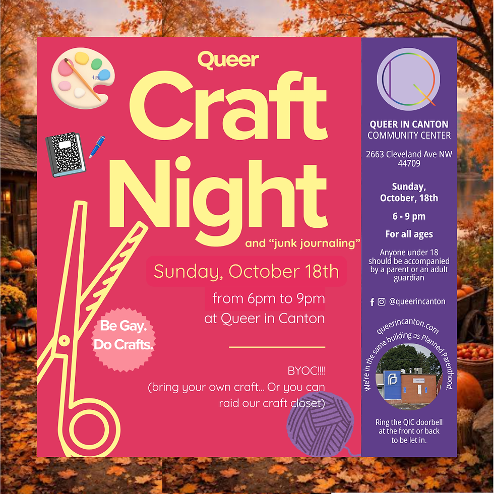 Queer Craft Night (all ages)