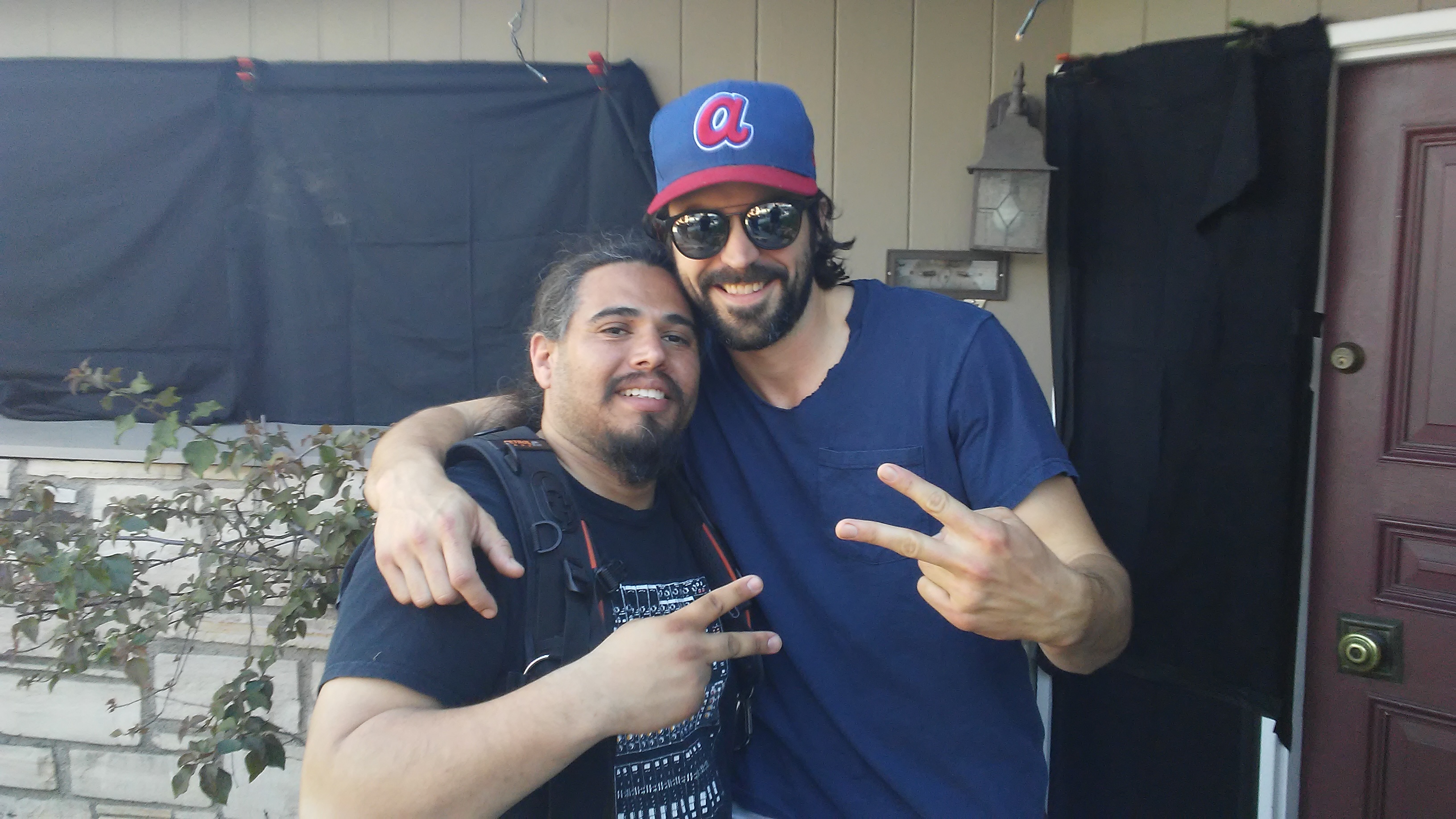 Rhys Coiro (Entourage) and I working on set_