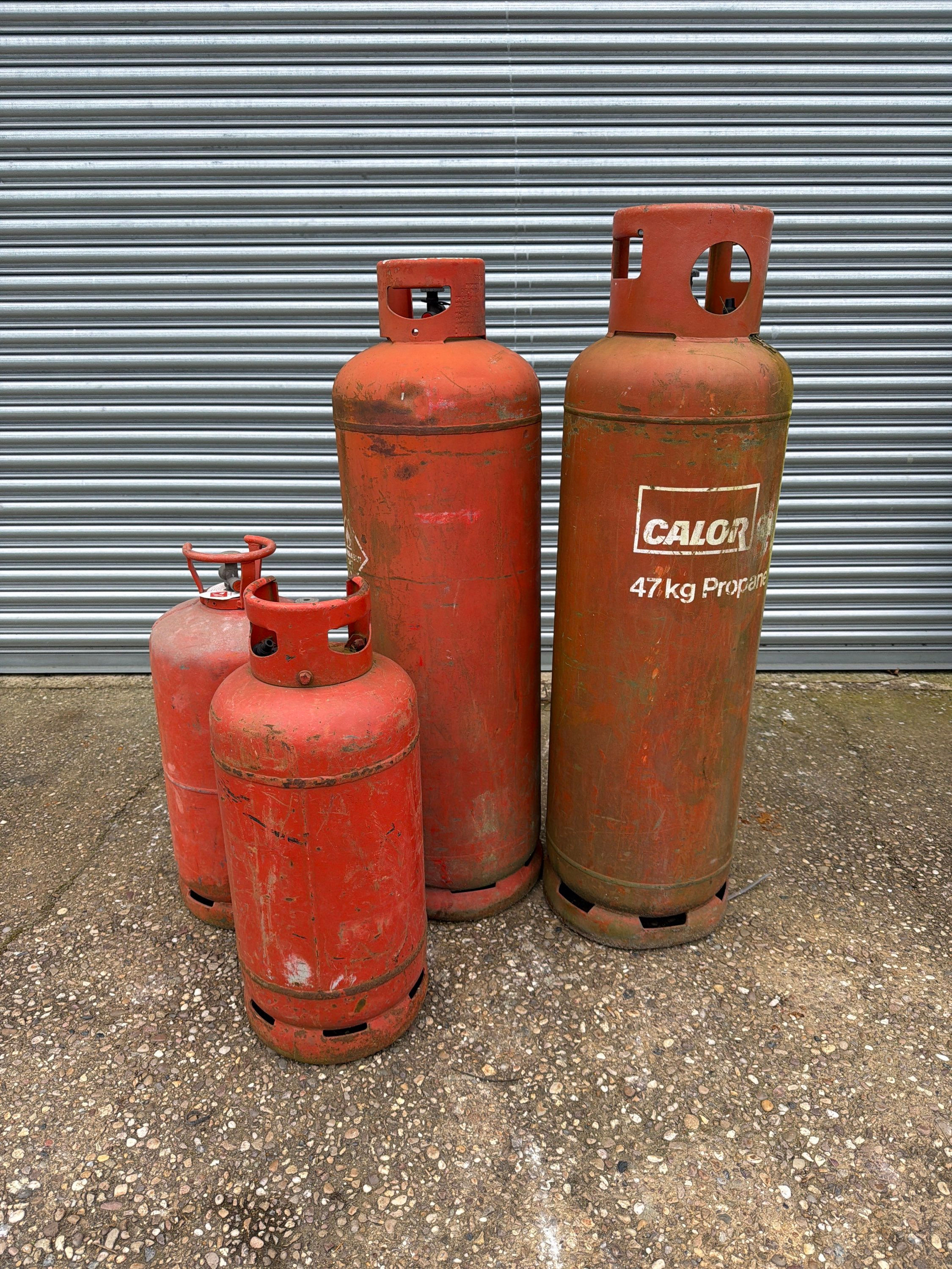 Gas Cylinders - Assorted