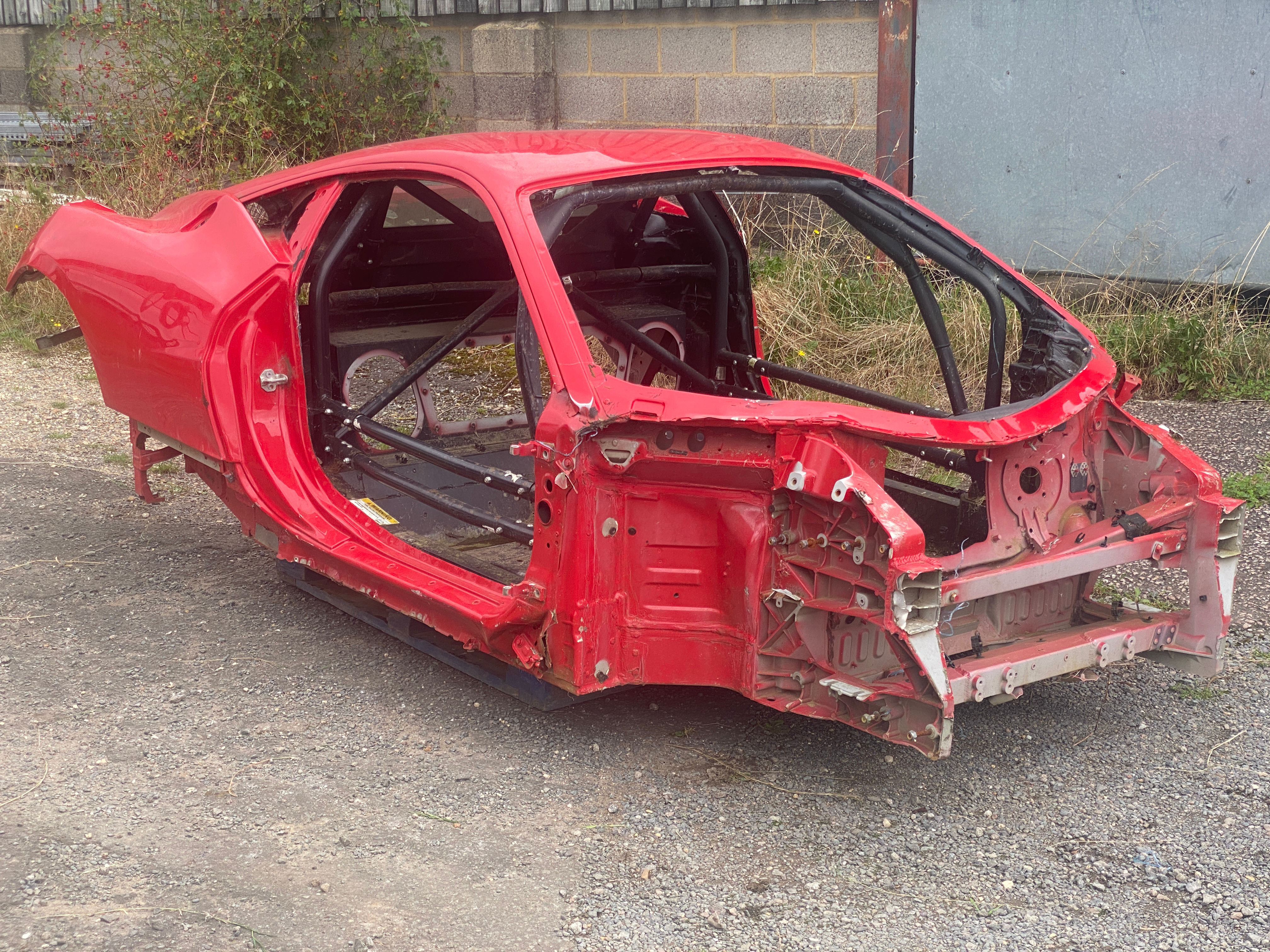 Ferrari 458 Challenge bodyshell crash damaged