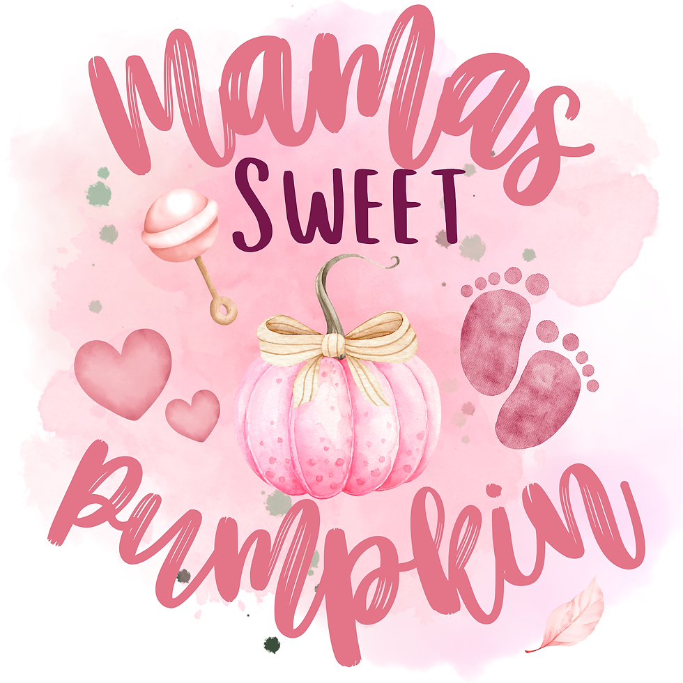 Thumbnail: Pink Pumpkin Baby Shower Bundle