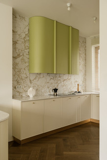 Couleur de l'année 2026 meuble cuisine Vert Wasabi tendance