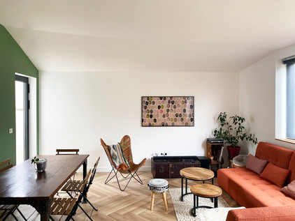 Extension réalisée  par un architecte d'intérieur Perspectives Architecture & Design dans un style hippy chic bohème