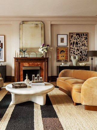 Couleur de l'année 2026 Rose pale Beige chaud décoration intérieur salon appartement