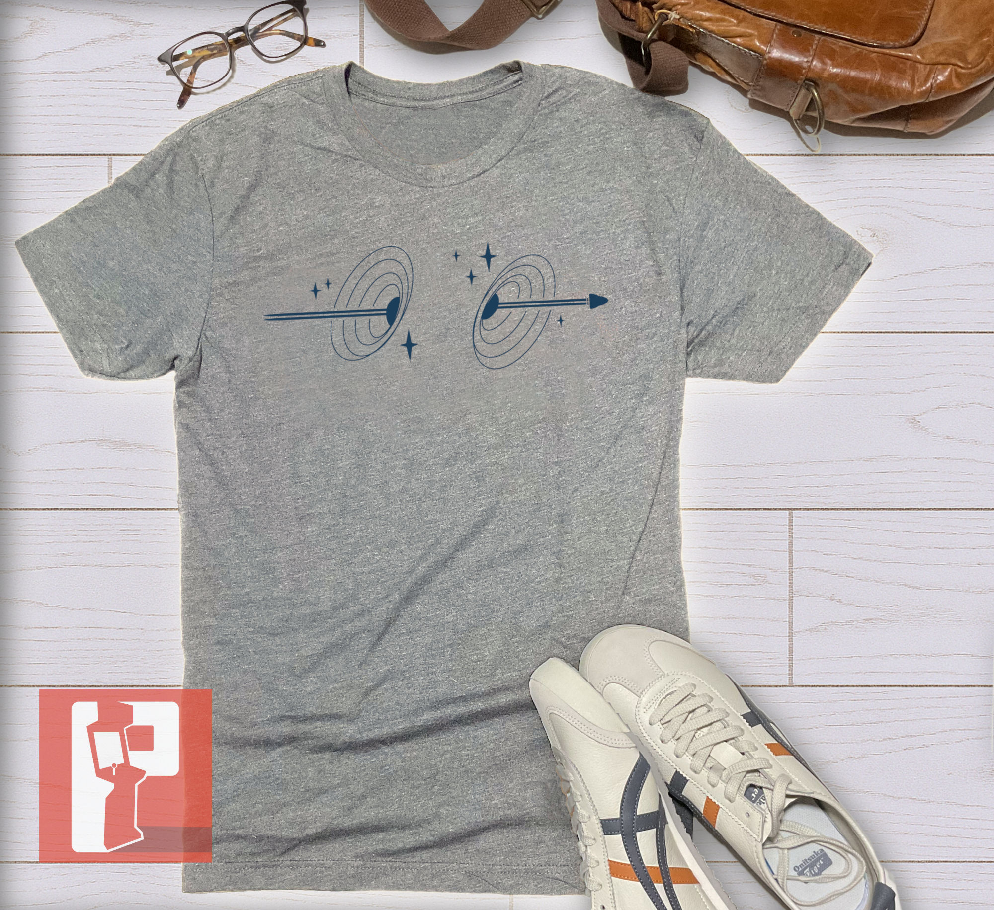 Space Concept Unisex Tshirt - Worm Hole