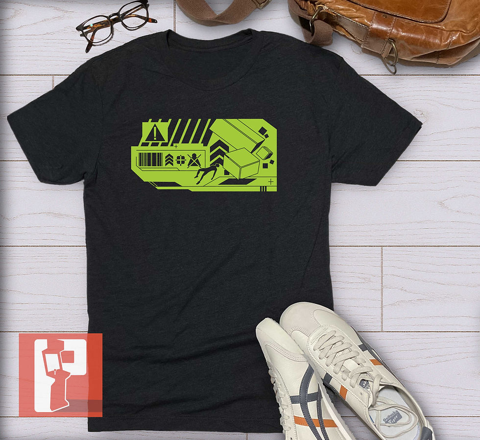 Thumbnail: Marathon Inspired Tshirt - Zero Gravity Safety Poster v2