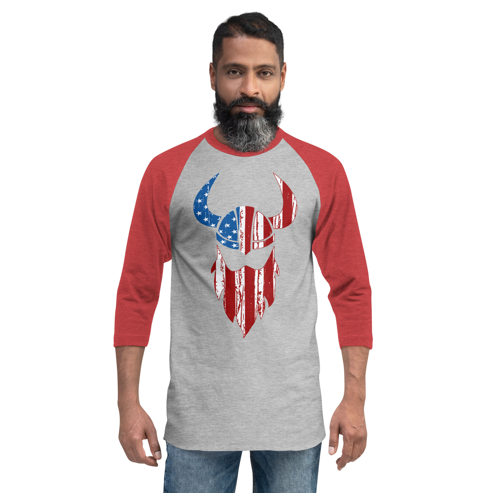 3/4 sleeve raglan shirt
