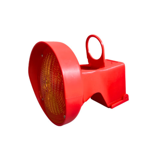 Baliza Conefix para conos de tráfico con luz LED intermitente.