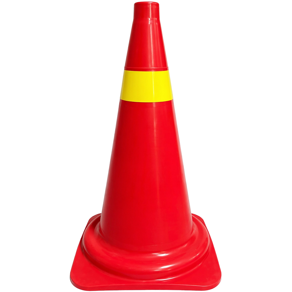 Miniatura: Cono de Señalización Poli disponible en varios colores.
