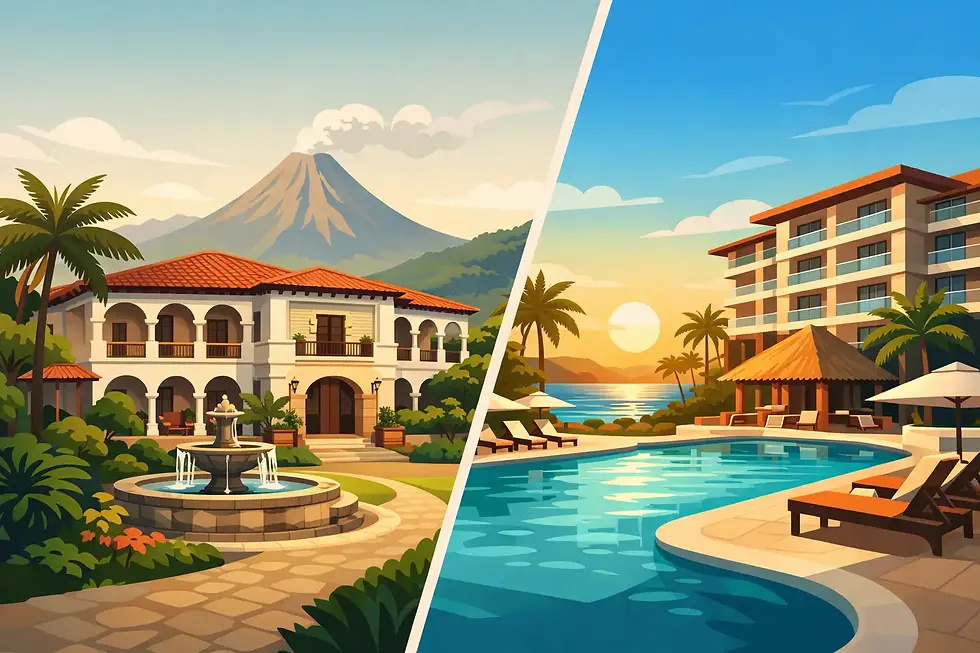 Historic Stay Versus Resort for Costa Rica Trips