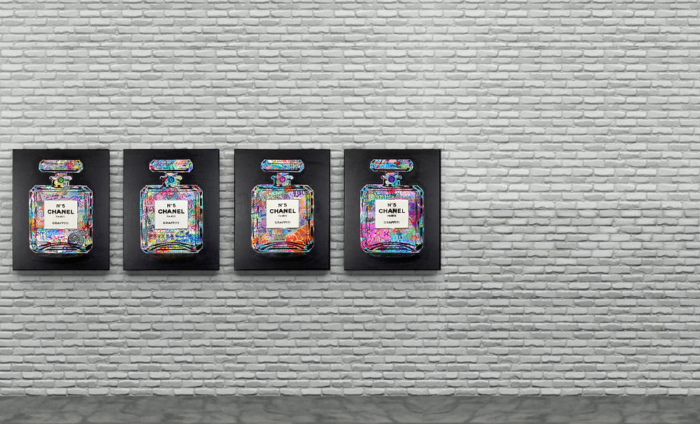 Thumbnail: “ODOR DE GRAFFITI No5” set of four
