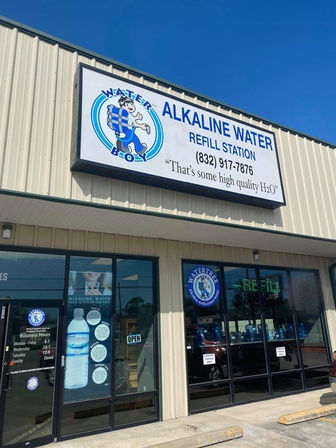 WaterBoy Alkaline Water Refill Station Front Door