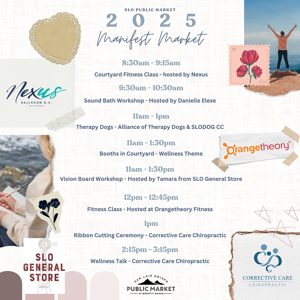 Dance Fitness Launch at SLO Public Market!