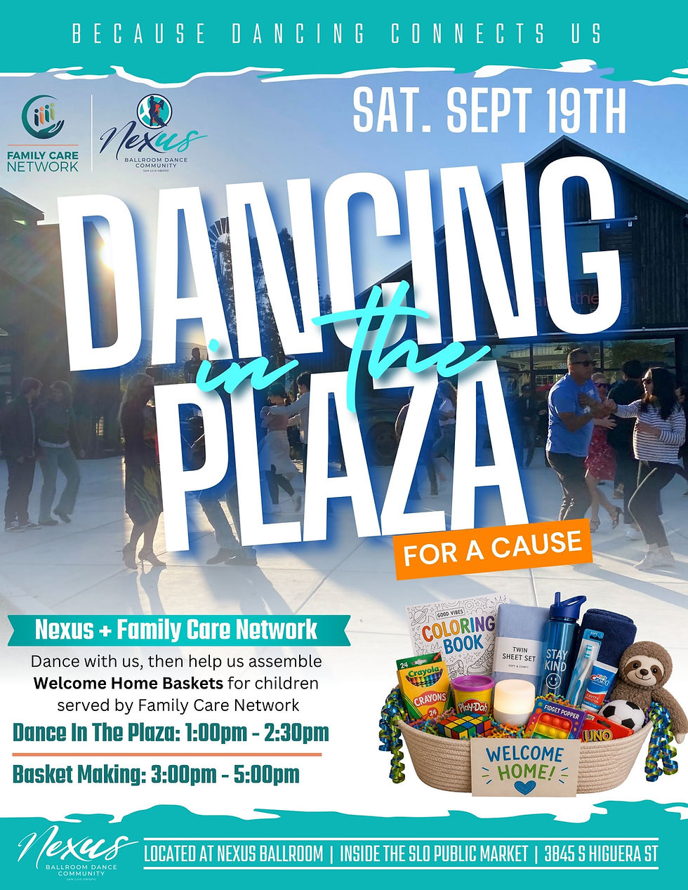 Dance + Give Back: Basket Packing Party for Family Care Network