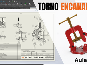 PROJETO NO SOLIDWORKS - TORNO ENCANADOR | AULA 03