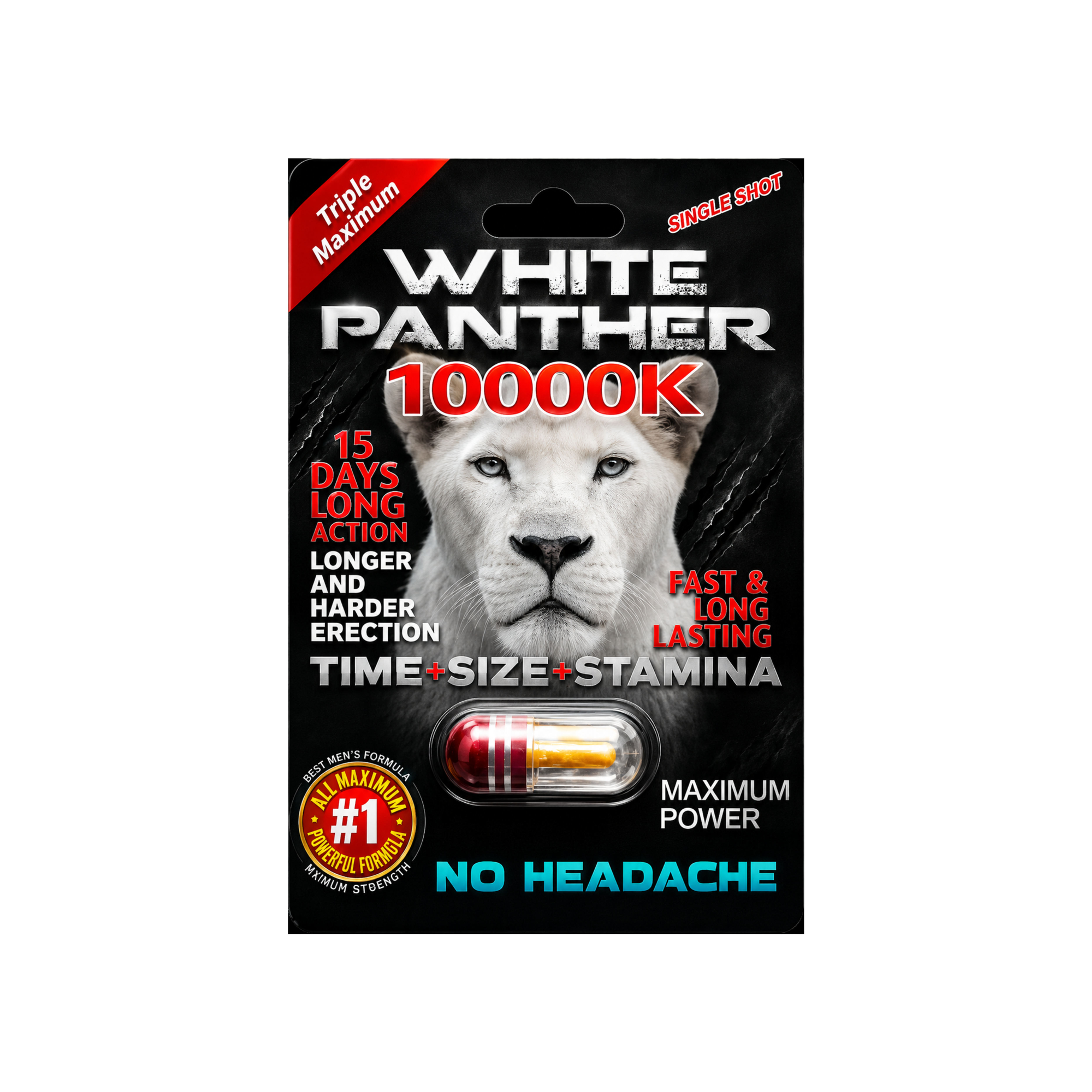 Vigorizante White Panther 10,000 k