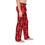 Thumbnail: Magnet Pattern Pajama Pants — Red & Black Canadian Maple Lounge Pants