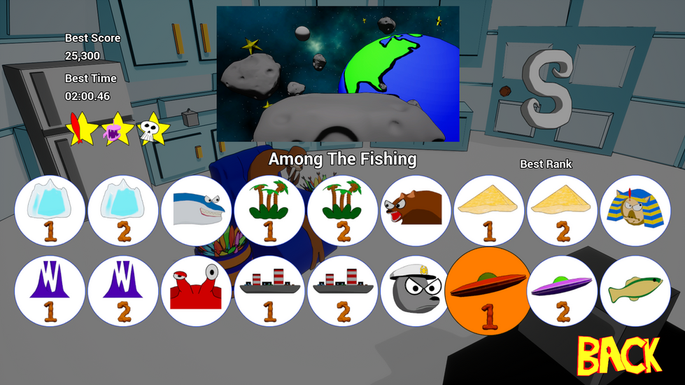 Stage Select - All Stages