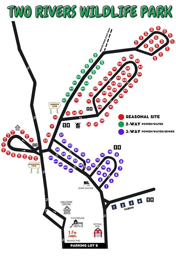 Two Rivers Preserve Map Campground Map | tworivers