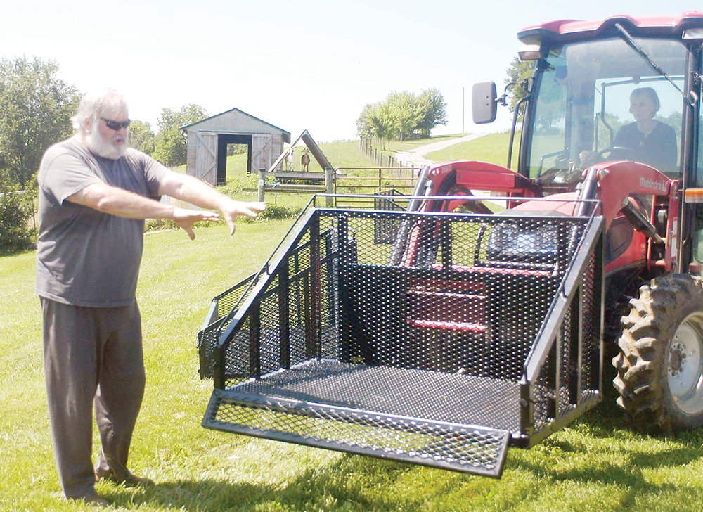 Funky Implement Local veteran invents new implement