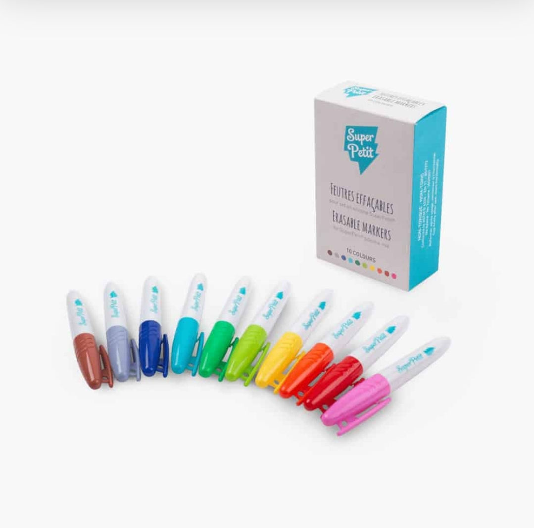 10 feutres effacable