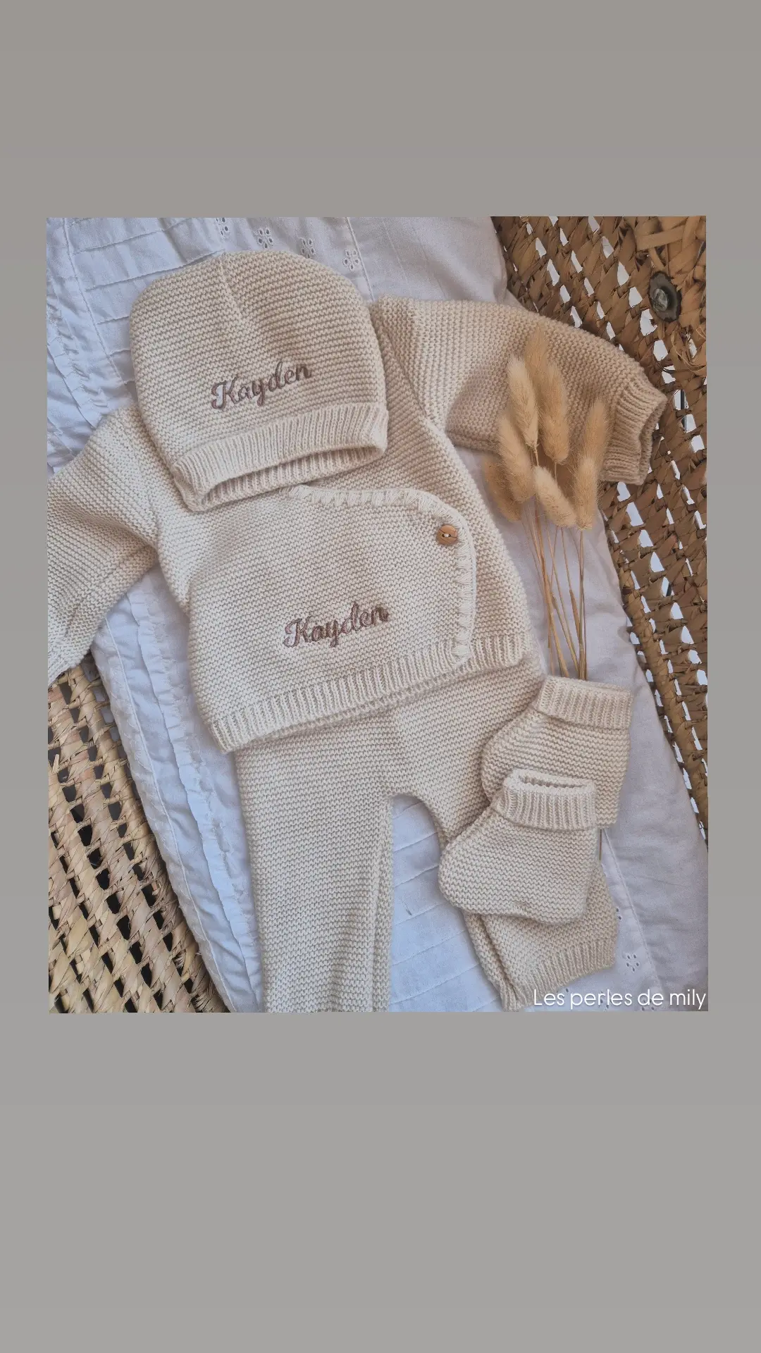 Ensemble maille beige