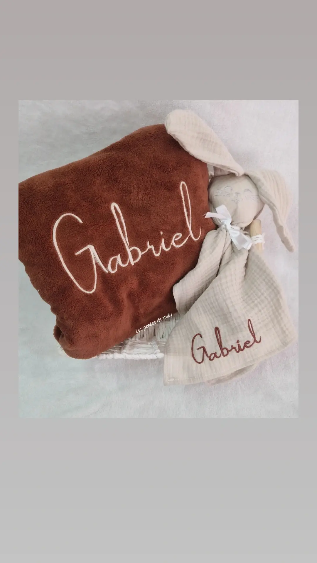 Coffret plaid et doudou 
