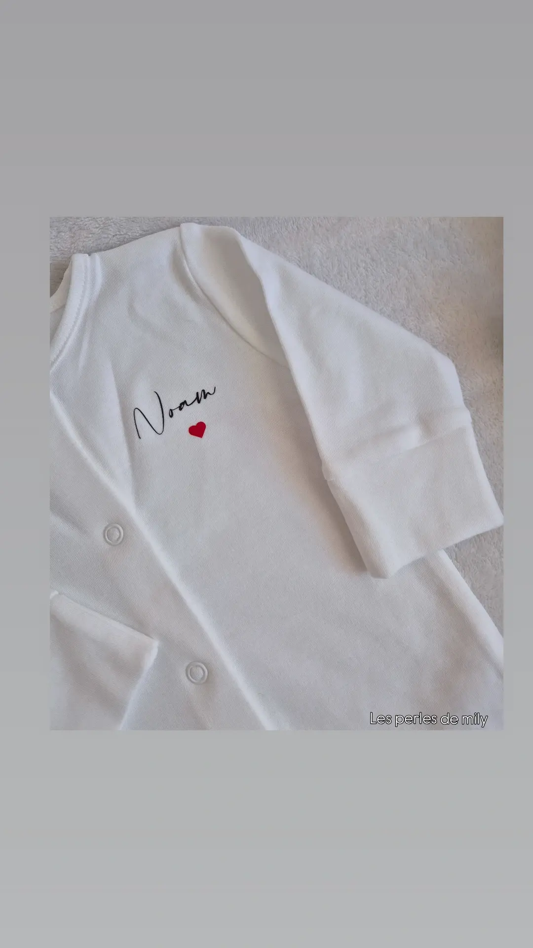 Tenue de naissance coton