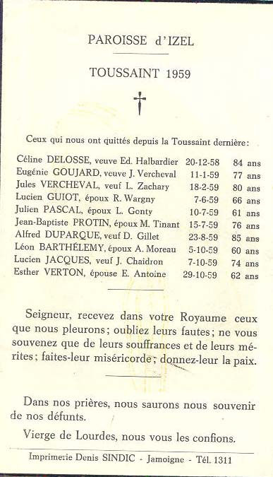 Toussaint 1959-1