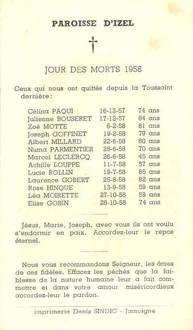 Toussaint 1958-1