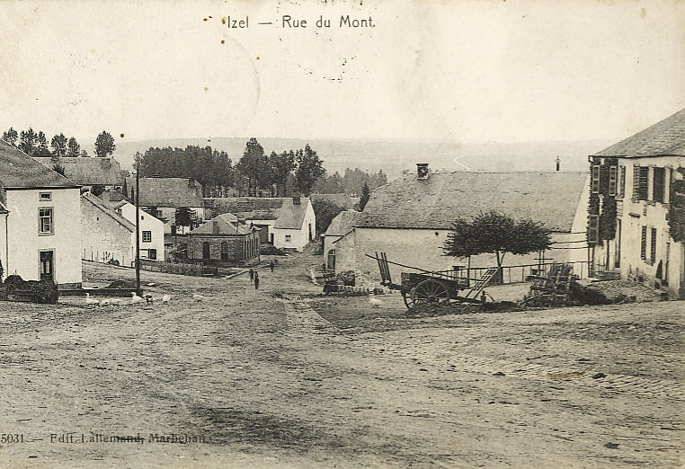 Rue du Mont vers Fontaine 1911