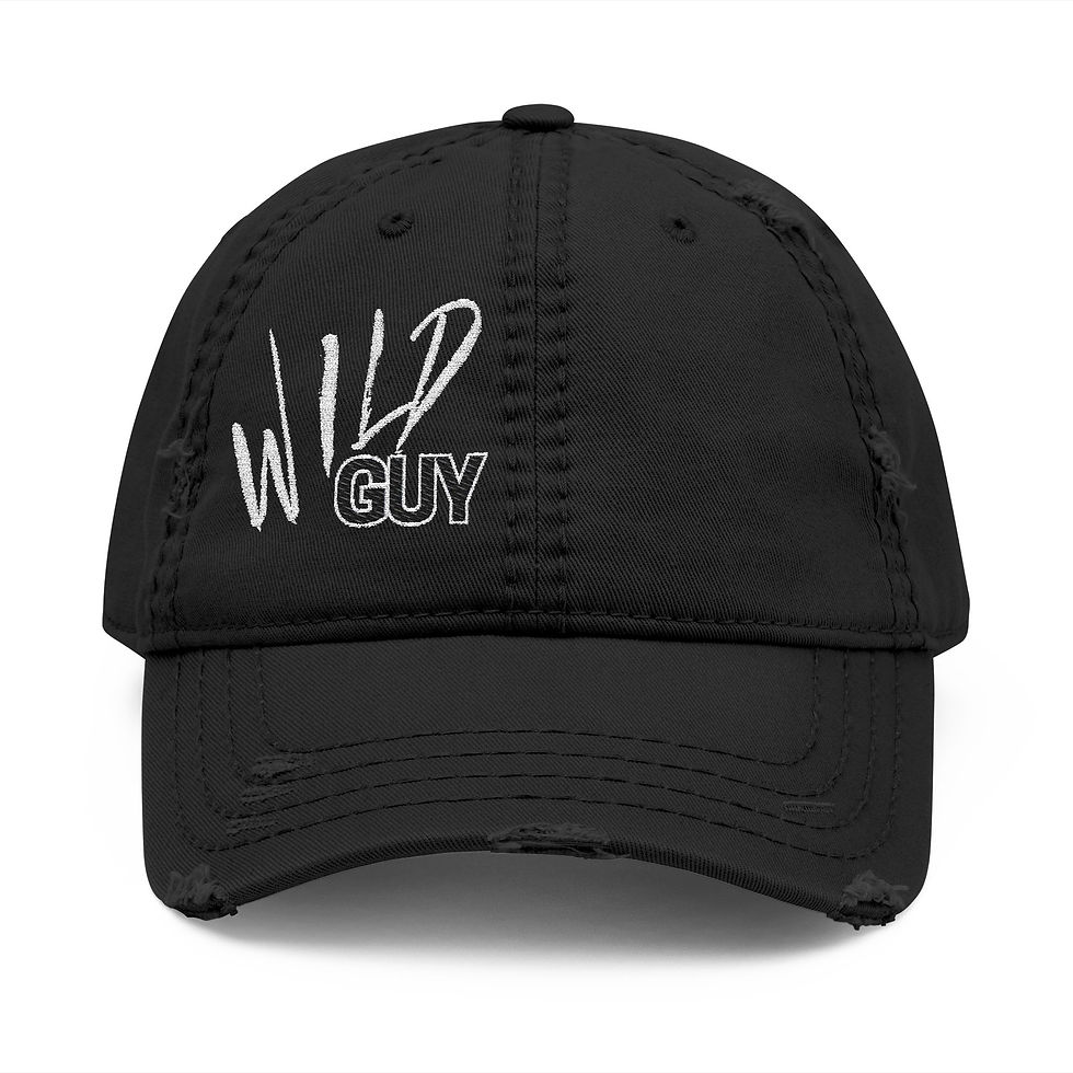 Thumbnail: WILD GUY, Distressed Dad Cap 