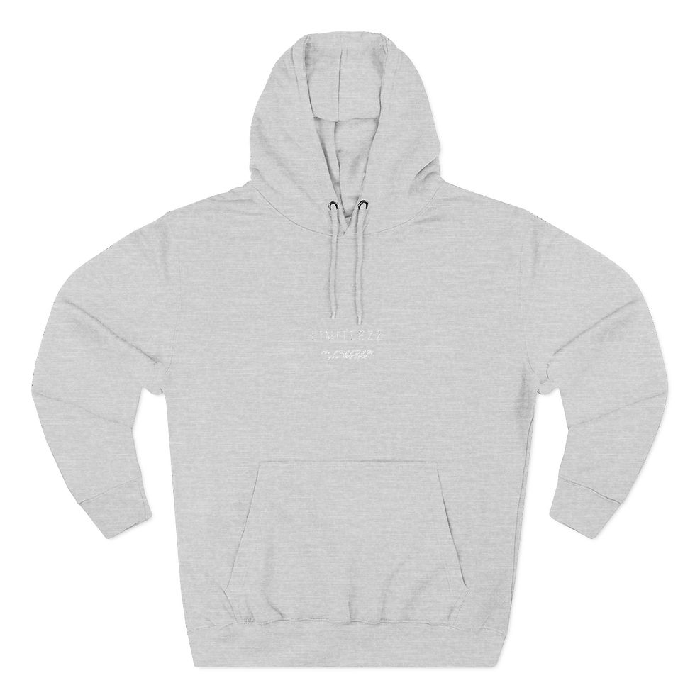 Thumbnail: UNISEX SPRING LIMITLEZZ SLOGAN, Embroidered Hoodie