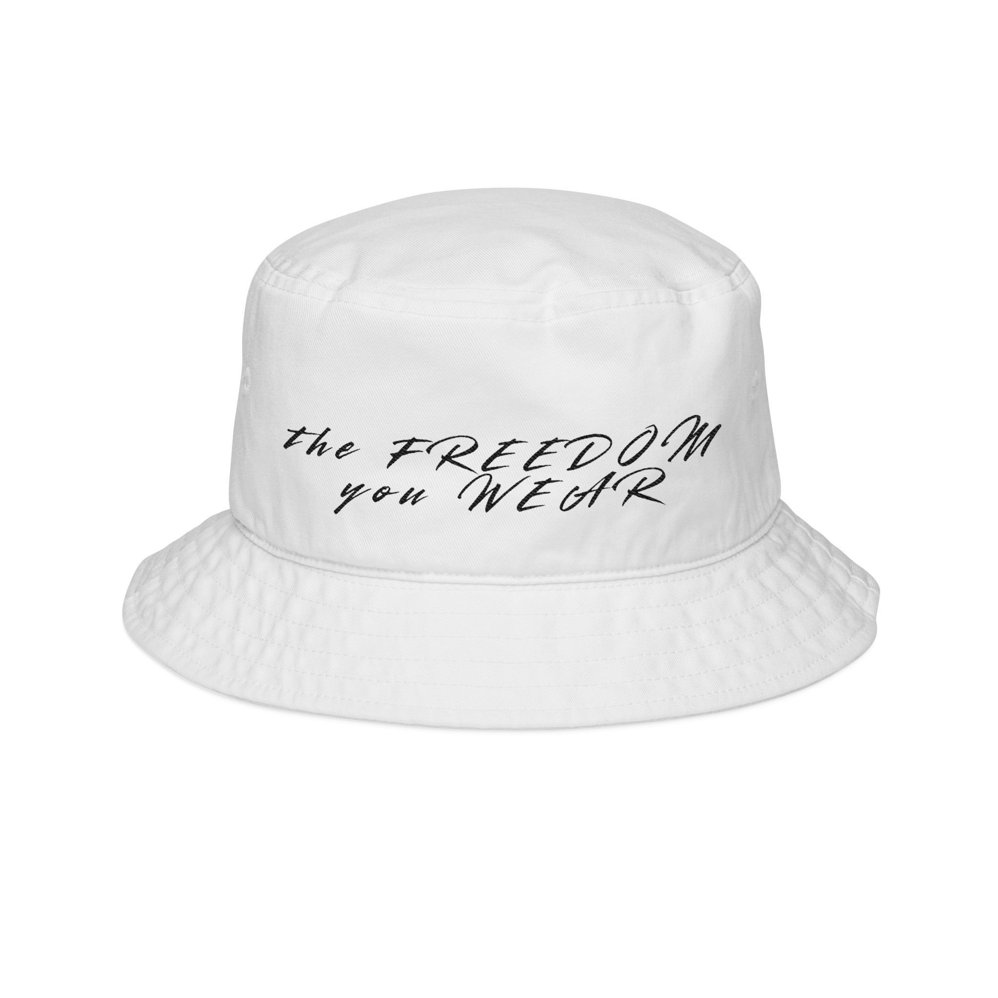 UNISEX SLOGAN, Embroidered Bucket Hat