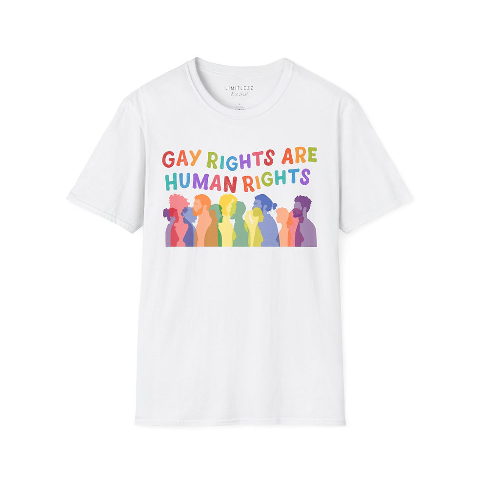 Thumbnail: UNISEX 'GAY RIGHTS', T-Shirt