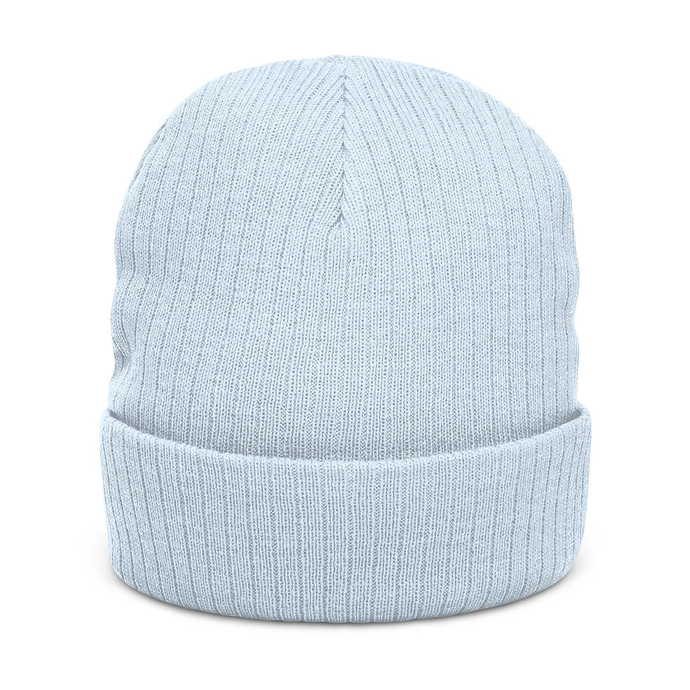 Thumbnail: UNISEX LIMITLEZZ ACADEMY, Embroidered Ribbed Knit Beanie