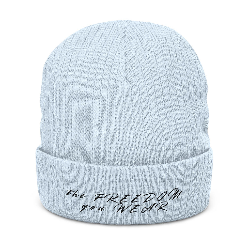 Thumbnail: UNISEX SLOGAN, Embroidered Beanie