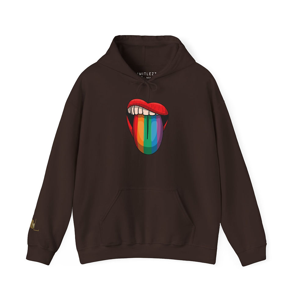Thumbnail: UNISEX "COLOR TONGUE," hoodie