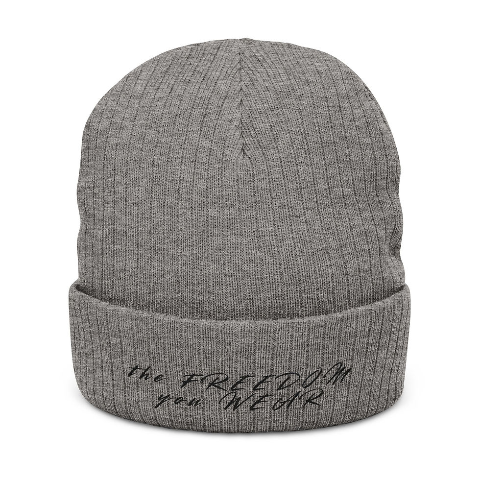 Thumbnail: UNISEX SLOGAN, Embroidered Beanie