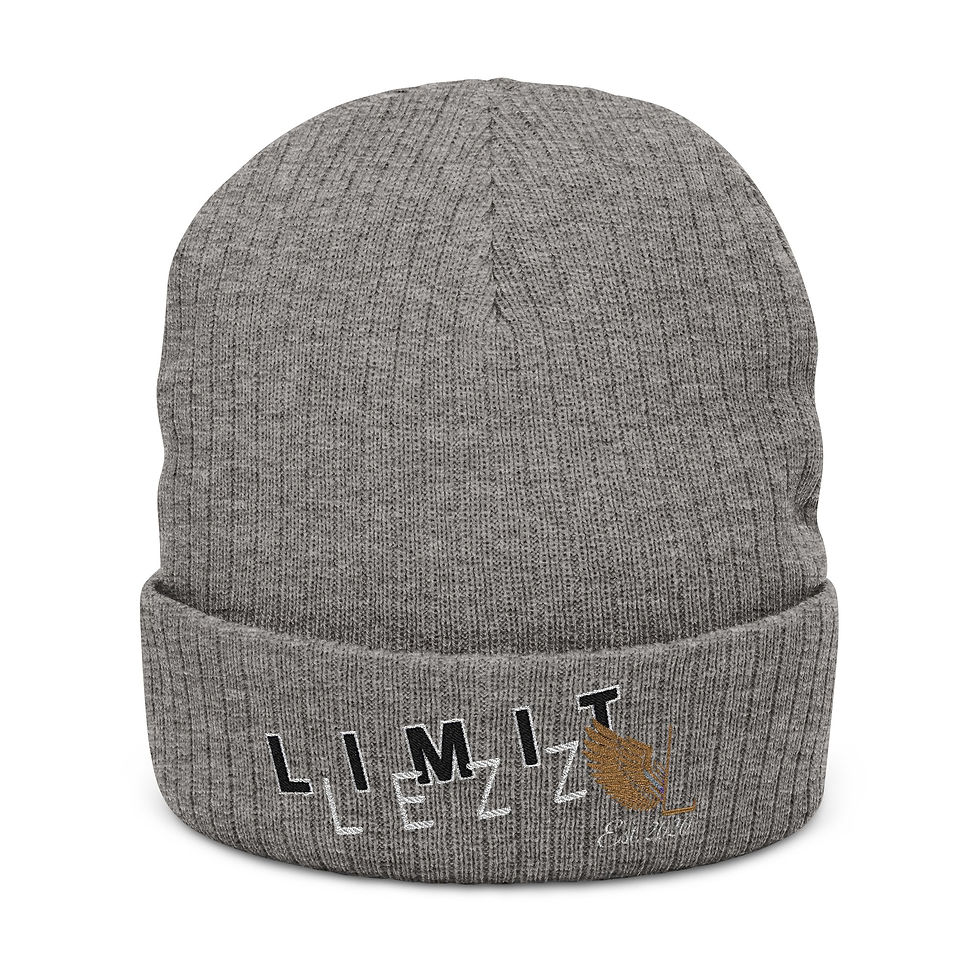 Thumbnail: UNISEX BOLD LIMIT, Embroidered Beanie