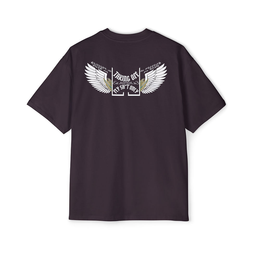 Thumbnail: UNISEX GRAPHIC WINGS, Oversized Tee