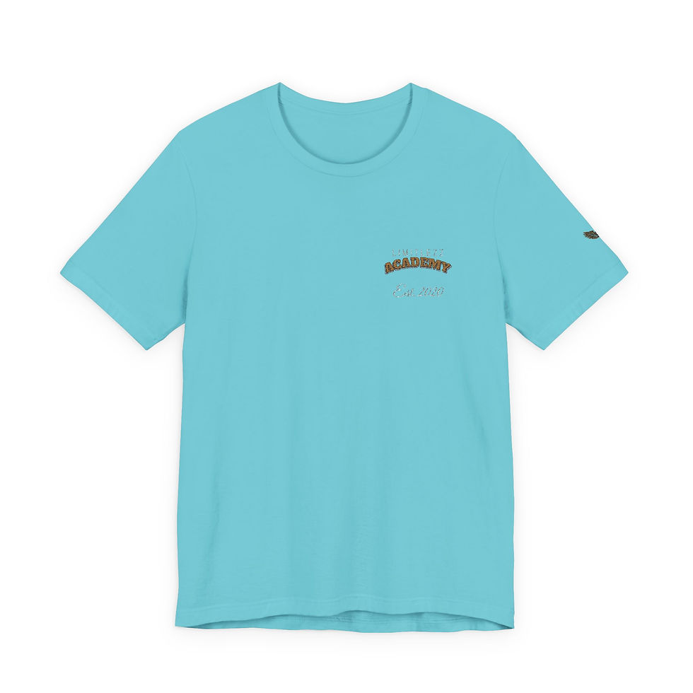 Thumbnail: UNISEX SPRING ACADEMY, Embroidered Comfort T-Shirt