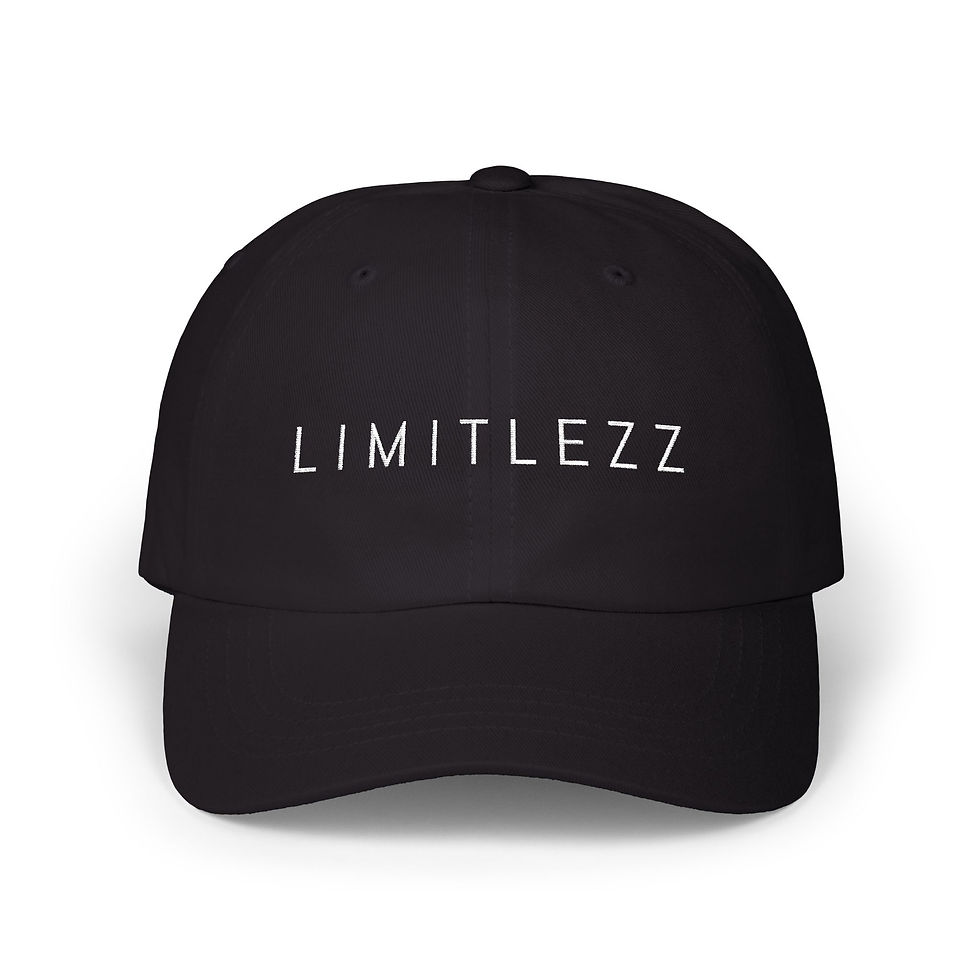 Thumbnail: UNISEX LIMITLEZZ WHITE, Classic Dad Cap