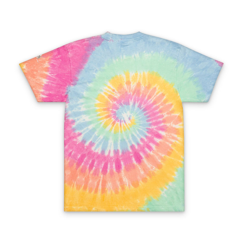 Thumbnail: UNISEX FREE YOUR MIND, Embroidered Tie-Dye T-Shirt