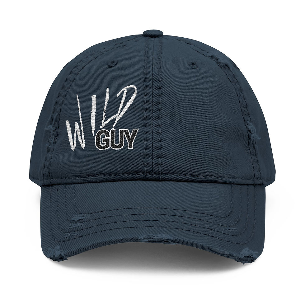 Thumbnail: WILD GUY, Distressed Dad Cap 