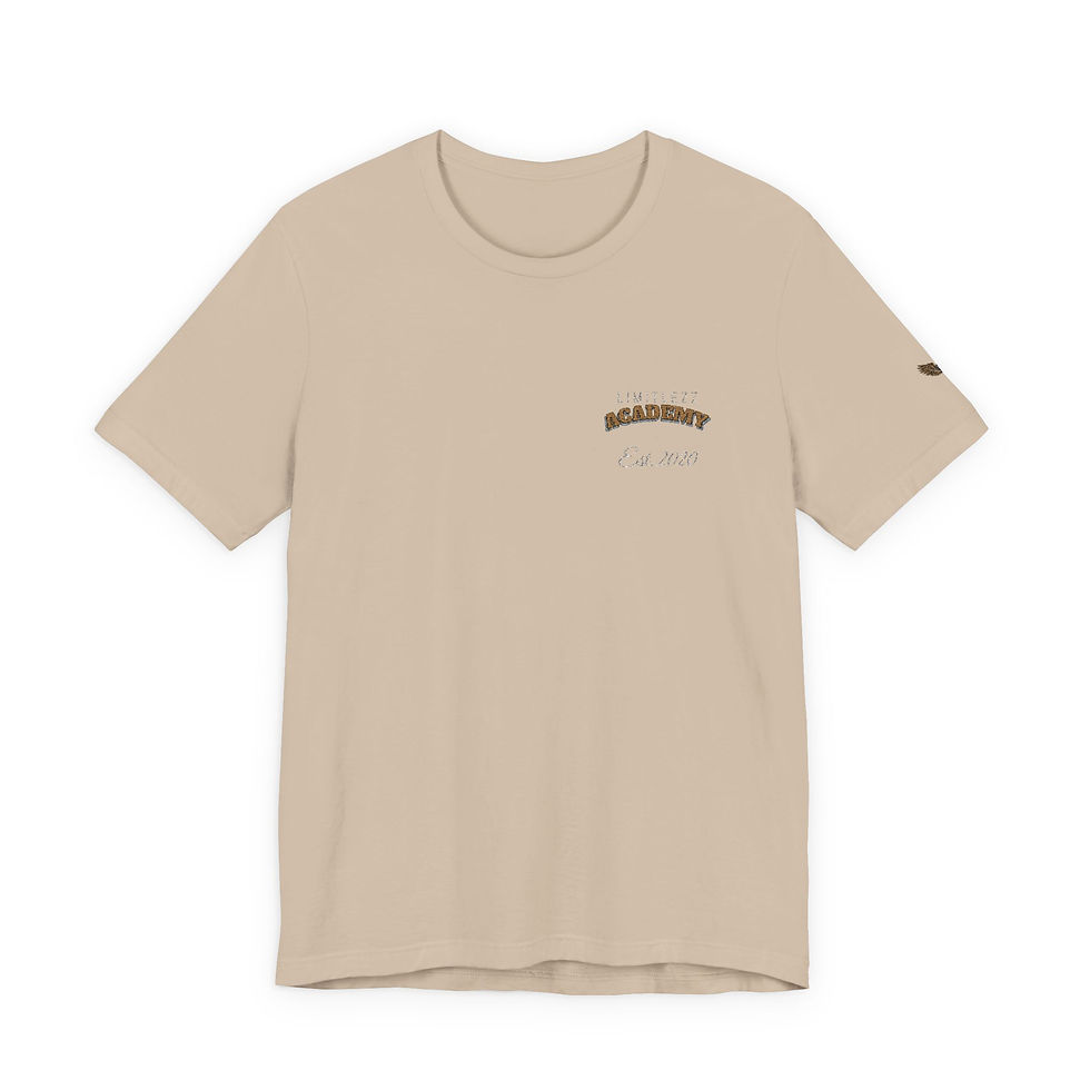 Thumbnail: UNISEX FALL ACADEMY, Embroidered Comfort T-Shirt