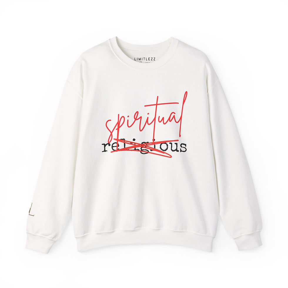 Thumbnail: UNISEX "SPIRITUAL, NOT RELIGIOUS," Sweatshirt