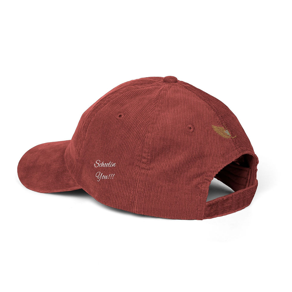 Thumbnail: UNISEX LIMITLEZZ ACADEMY, Embroidered Corduroy Cap